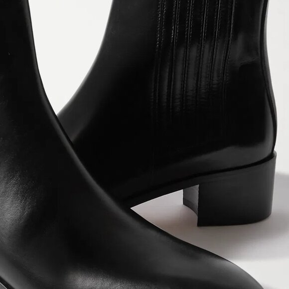 Aeyde Neil Leather Ankle Boots - Picture 3 of 8